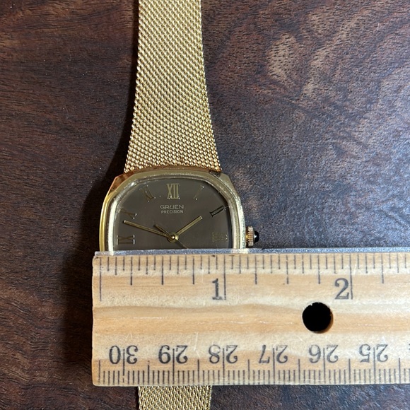 GRUEN PRECISION QUARTZ SWITZERLAND WATCH UNISEX - Picture 11 of 12